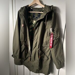 Alpha industries Women’s utility jacket parka size S